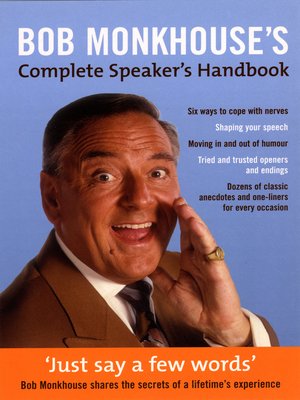 cover image of Bob Monkhouse's Complete Speaker's Handbook